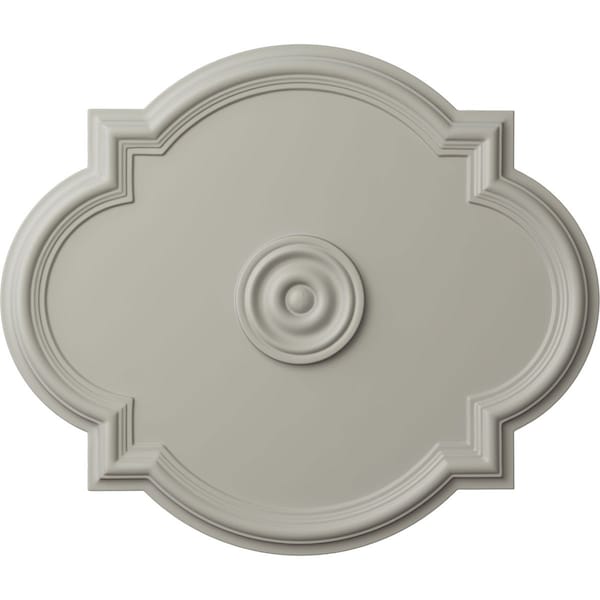 Ekena Millwork Waltz Ceiling Medallion (Fits Canopies up to 5 1/4"), 24"W x 20 1/2"H x 1 1/8"P, Pot of Cream CM24WAPCF - main